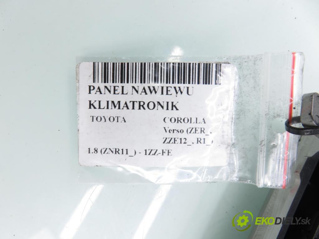 TOYOTA COROLLA Verso (ZER_, ZZE12_, R1_) VAN 2007 95,00 1.8 (ZNR11_) 129 - 1ZZ-FE 1794,00 Panel kúrenia KLIMATRONIK 559000F050