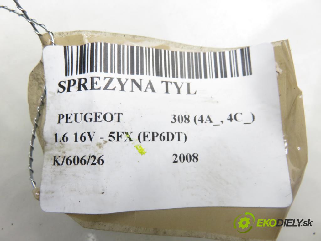 PEUGEOT 308 (4A_, 4C_) HB 2008 110,00 1.6 THP 150 - 5FX (EP6DT) 1598,00 Pružina zadné
