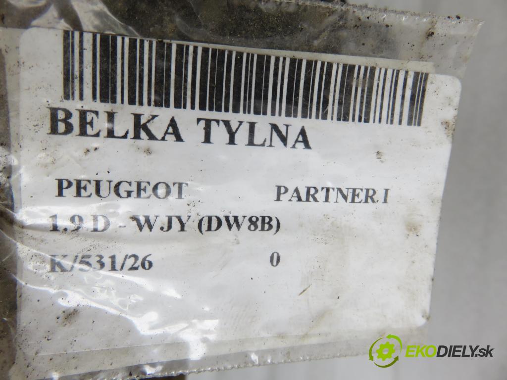 PEUGEOT PARTNER Skrzynia (5_, G_) FURGON 2005 51,00 1.9 D - WJY (DW8B) 1868,00 Výstuha zadná