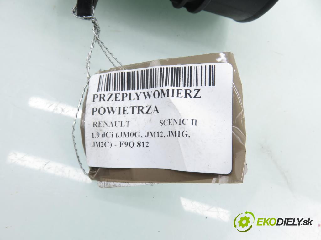RENAULT SCENIC II (JM0/1_) MINIVAN 2003 88,00 1.9 dCi 120 - F9Q 812 1870,00 váha vzduchu vzduchu 5WK9620 ; H7700104426
