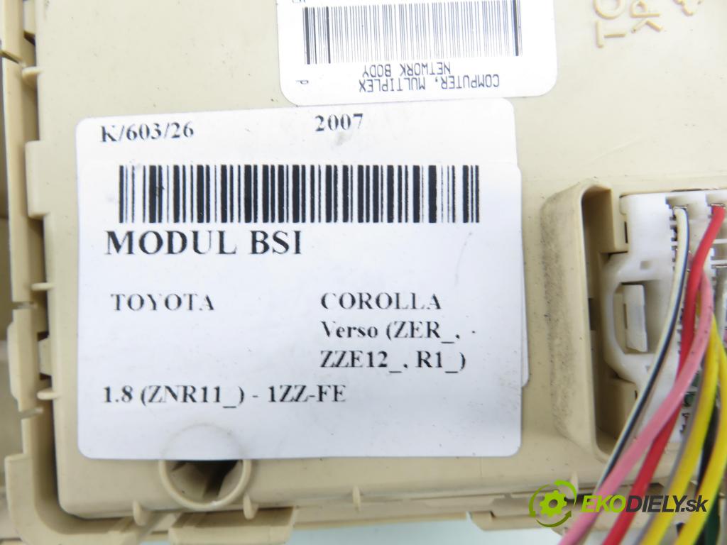 TOYOTA COROLLA Verso (ZER_, ZZE12_, R1_) VAN 2007 95,00 1.8 (ZNR11_) 129 - 1ZZ-FE 1794,00 MODUL BSI 892210F010