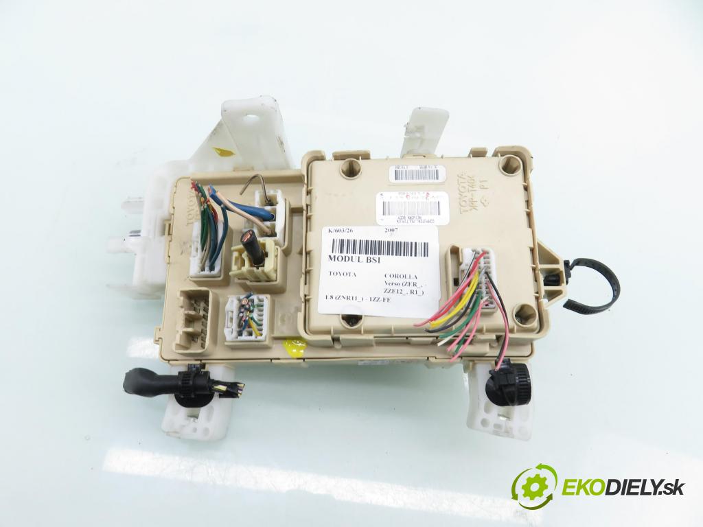 TOYOTA COROLLA Verso (ZER_, ZZE12_, R1_) VAN 2007 95,00 1.8 (ZNR11_) 129 - 1ZZ-FE 1794,00 MODUL BSI 892210F010