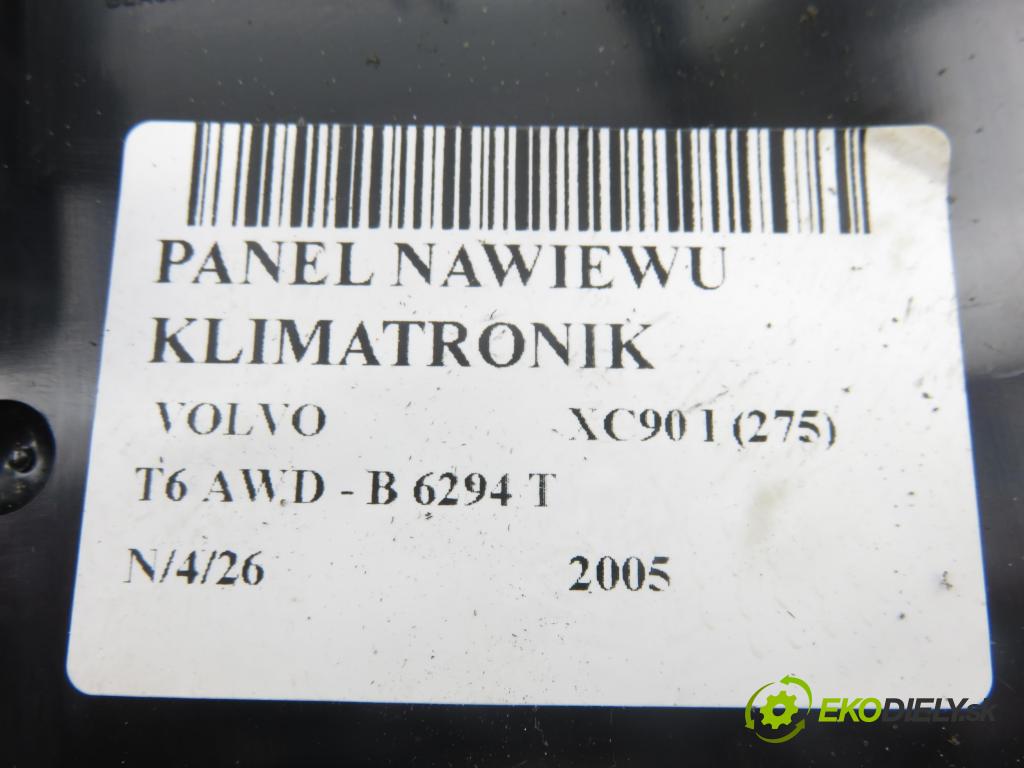 VOLVO XC90 I (275) SUV 2005 200,00 T6 AWD - B 6294 T 2922,00 Panel topení KLIMATRONIK