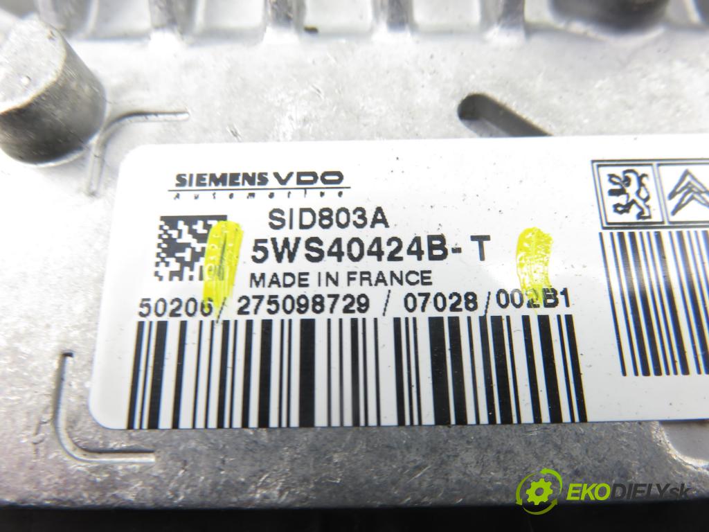 CITROEN C5 II (RC_) LIFTBACK 2007 100,00 2.0 HDi 136 - RHR (DW10BTED4) 1997,00 Riadiaca jednotka Motor 9662331580 ; 5WS4042BT ; 9655534080