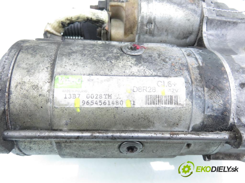 CITROEN C5 II (RC_) LIFTBACK 2007 100,00 2.0 HDi 136 - RHR (DW10BTED4) 1997,00 Štartér 9654561480 ; D8R28 (Štartér)