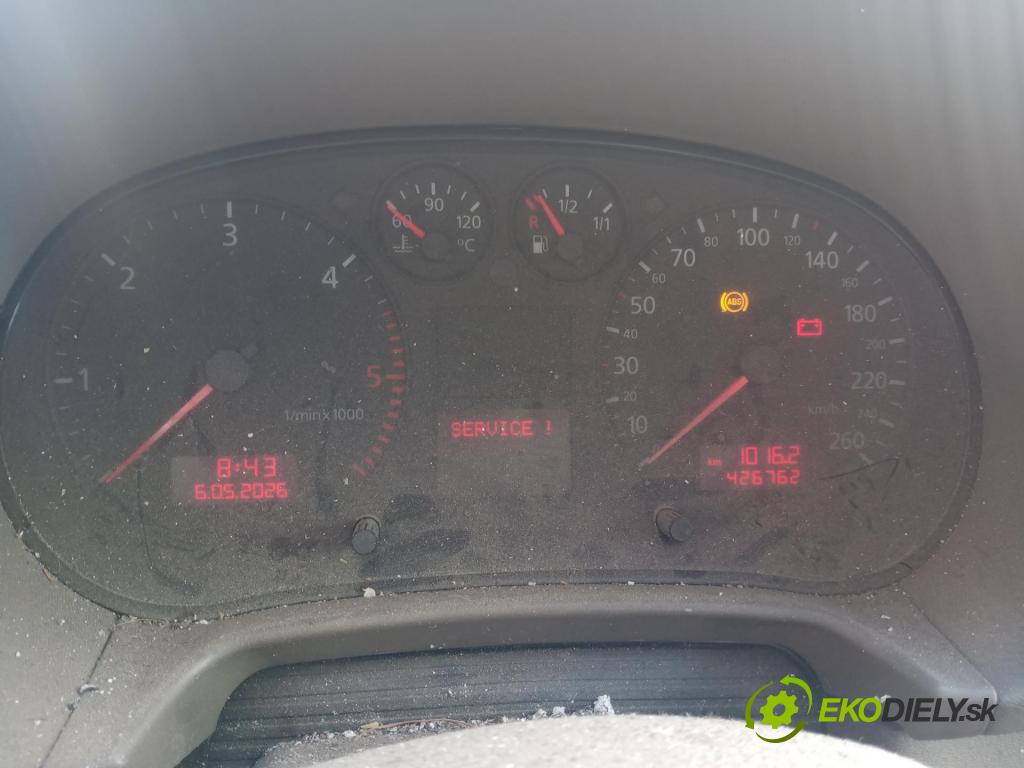 AUDI A3 (8L1) HB 2003 96,00 1.9 TDI PD 130 - ASZ 1896,00 Prístrojovka elektrický 8L0920900M