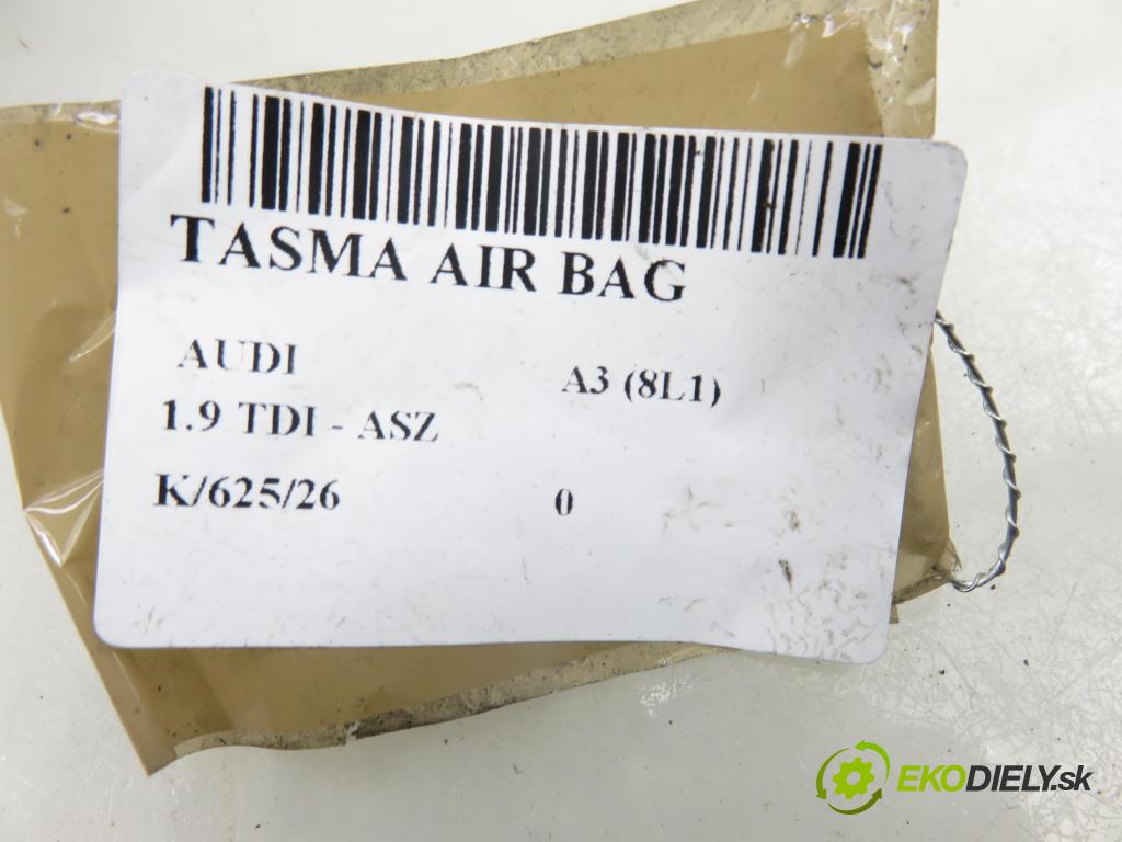 AUDI A3 (8L1) HB 2003 96,00 1.9 TDI PD 130 - ASZ 1896,00 PÁSKA: air BAG 1J0959654AC