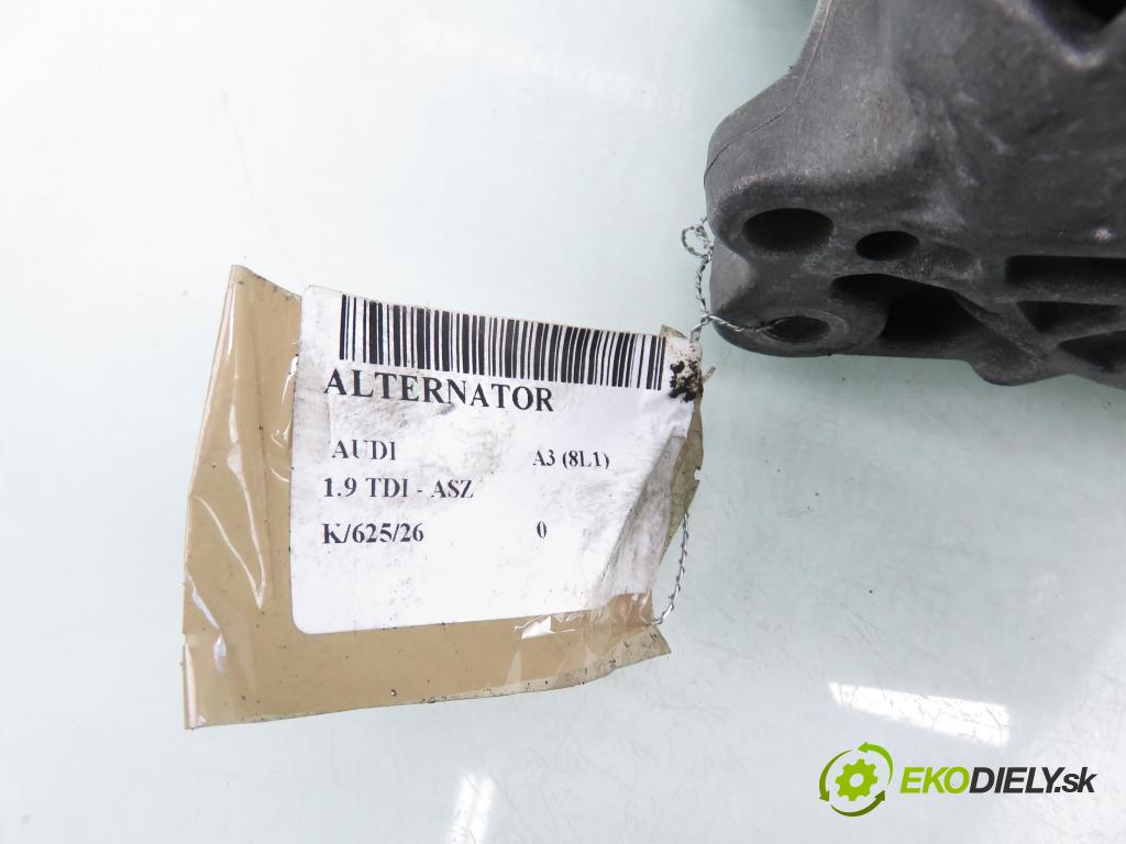 AUDI A3 (8L1) HB 2003 96,00 1.9 TDI PD 130 - ASZ 1896,00 Alternátor  (Alternátor)