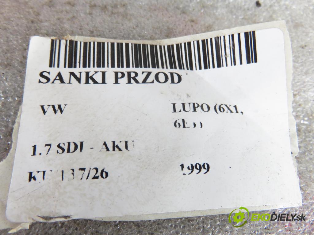 VW LUPO (6X1, 6E1) HB 1999 44,00 1.7 SDI - AKU 1716,00 predný