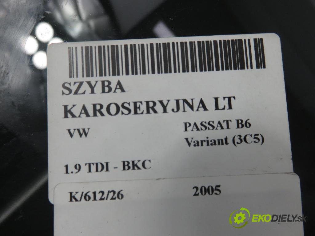 VW PASSAT B6 Variant (3C5) KOMBI 2005 77,00 1.9 TDI - BKC 1896,00 Okno dverí LT