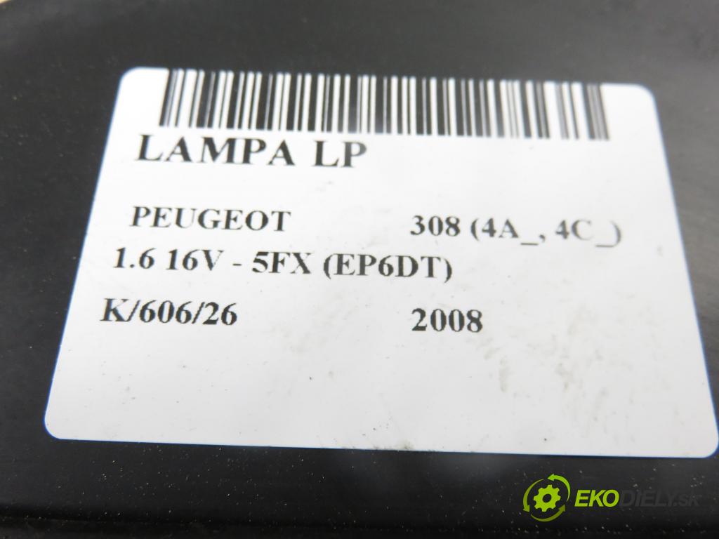 PEUGEOT 308 (4A_, 4C_) HB 2008 110,00 1.6 THP 150 - 5FX (EP6DT) 1598,00 Svetlo LP