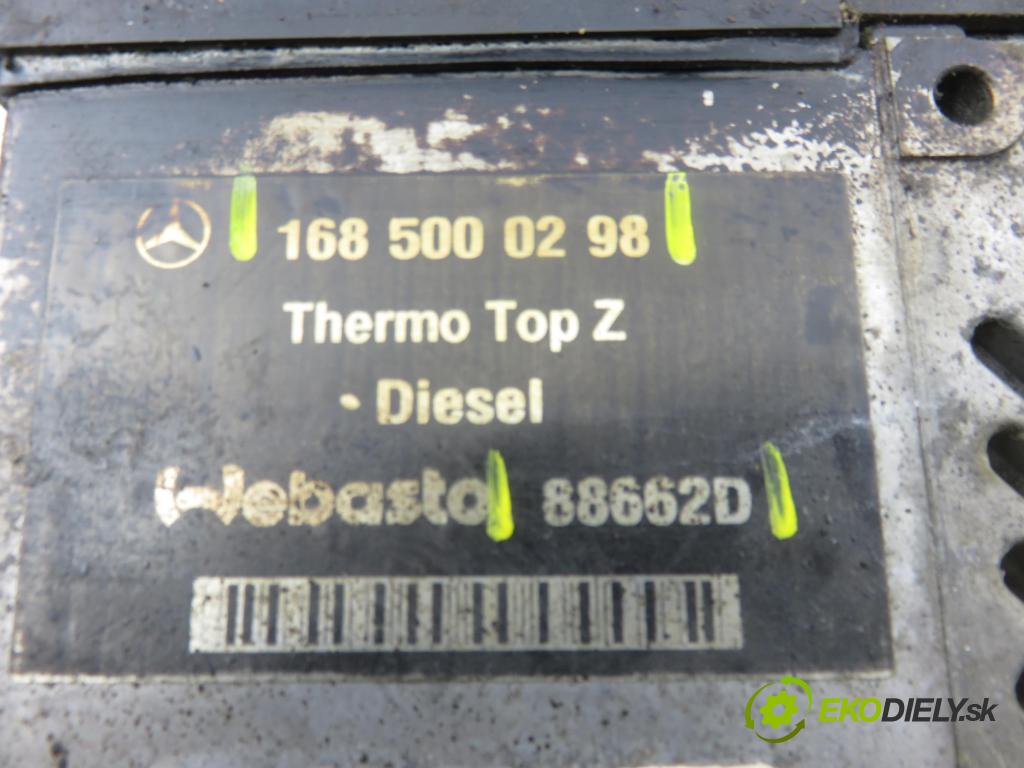 MERCEDES-BENZ KLASA A (W168) HB 1999 66,00 1.7 CDI 90 1689,00 Webasto 1685000298 ; 88662D (Webasto (nezávislé kúrenie))