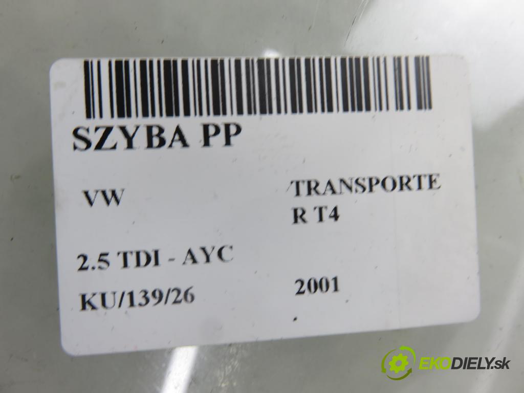 VW TRANSPORTER IV Autobus (70XB, 70XC, 7DB, 7DW, 7DK) BUS 2001 75,00 2.5 TDI - AYC 2461,00 Okno PP