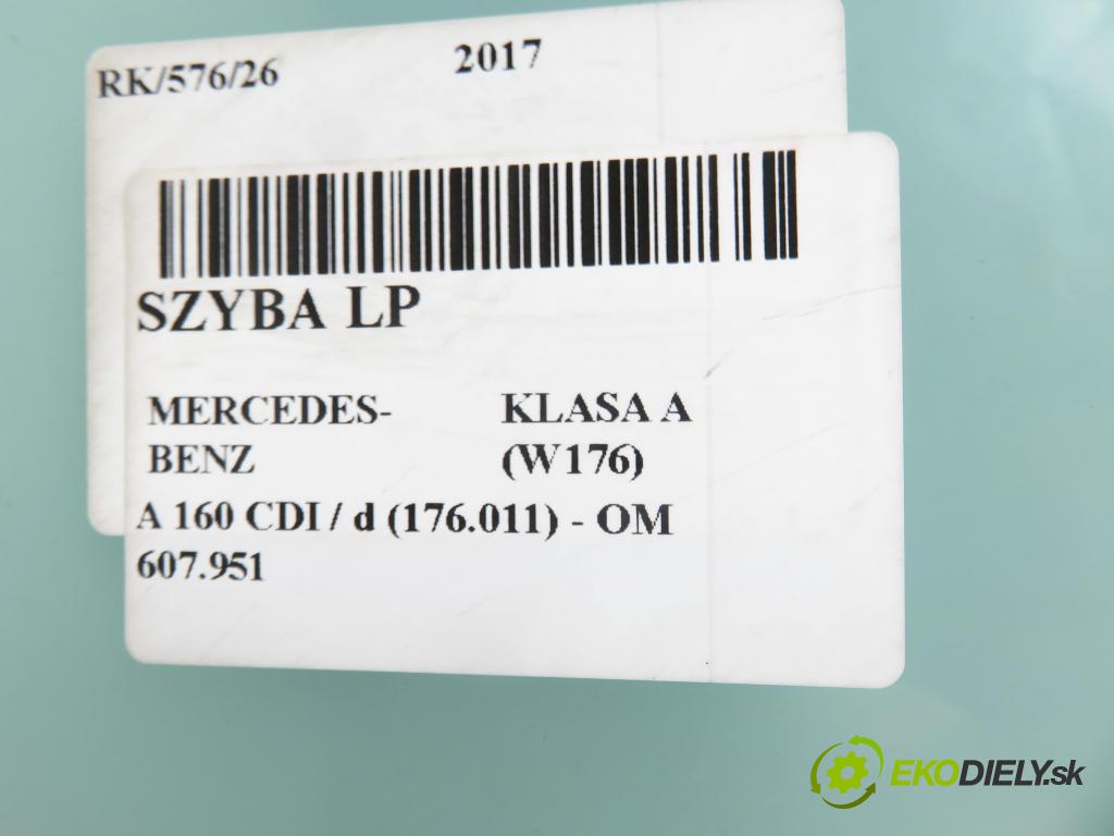 MERCEDES-BENZ KLASA A (W176) HB 2017 66,00 A 160 CDI / d (176.011) 90 - OM 607.951 1461,00 Okno LP