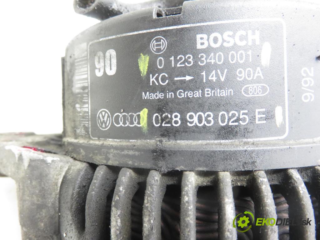 AUDI 80 (8C, B4) SEDAN 1992 66,00 1.9 TDI - 1Z 1896,00 Alternátor 028903025E ; 0123340001 (Alternátor)