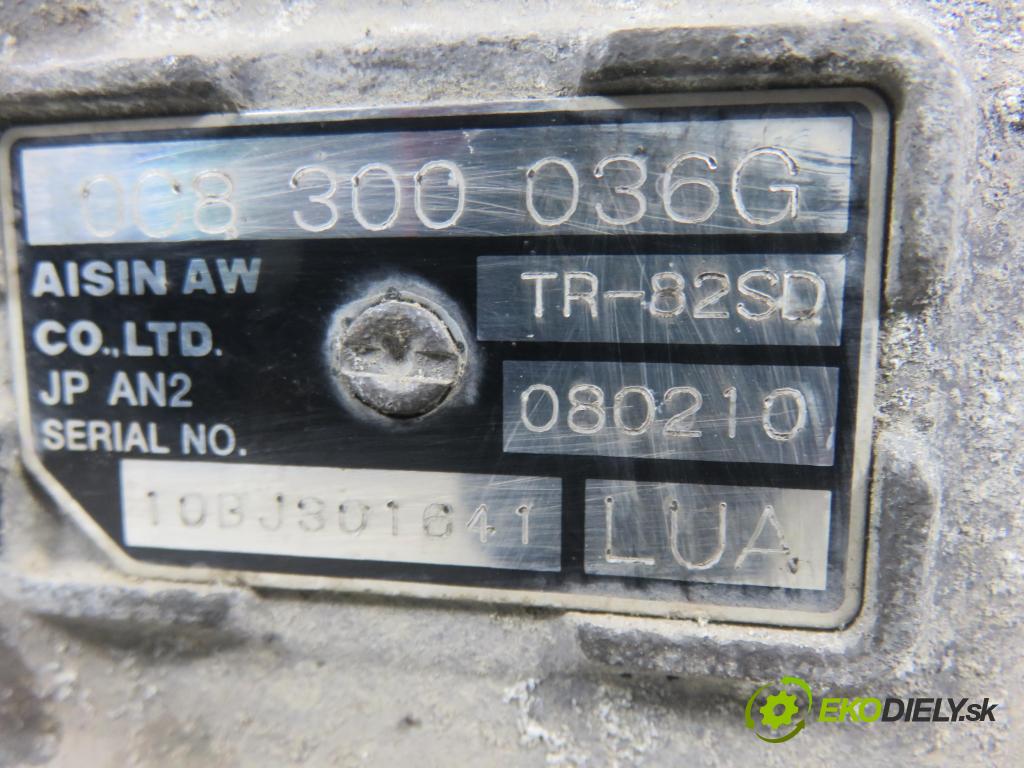 VW TOUAREG (7P5) SUV 2010 245,00 3.0 V6 TSI Hybrid - CGEA 2995,00 převodovka AUTOMATICKÝ LUA ; 0C8300036G ; TR82SD