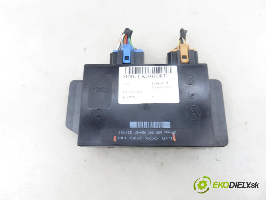 VW PASSAT B5 Variant (3B5) KOMBI 2000 81,00 1.9 TDI - AVG 1896,00 MODUL komfortu 1J0959799AH
