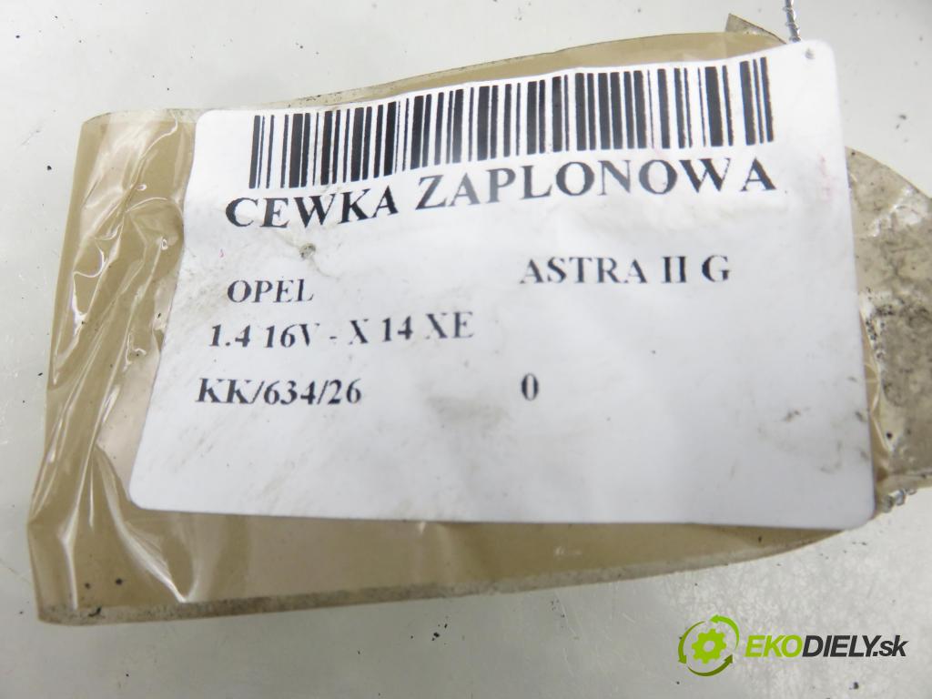 OPEL ASTRA G sedan (T98) SEDAN 1999 66,00 1.4 16V - X 14 XE 1389,00 Cievka zapaľovacia