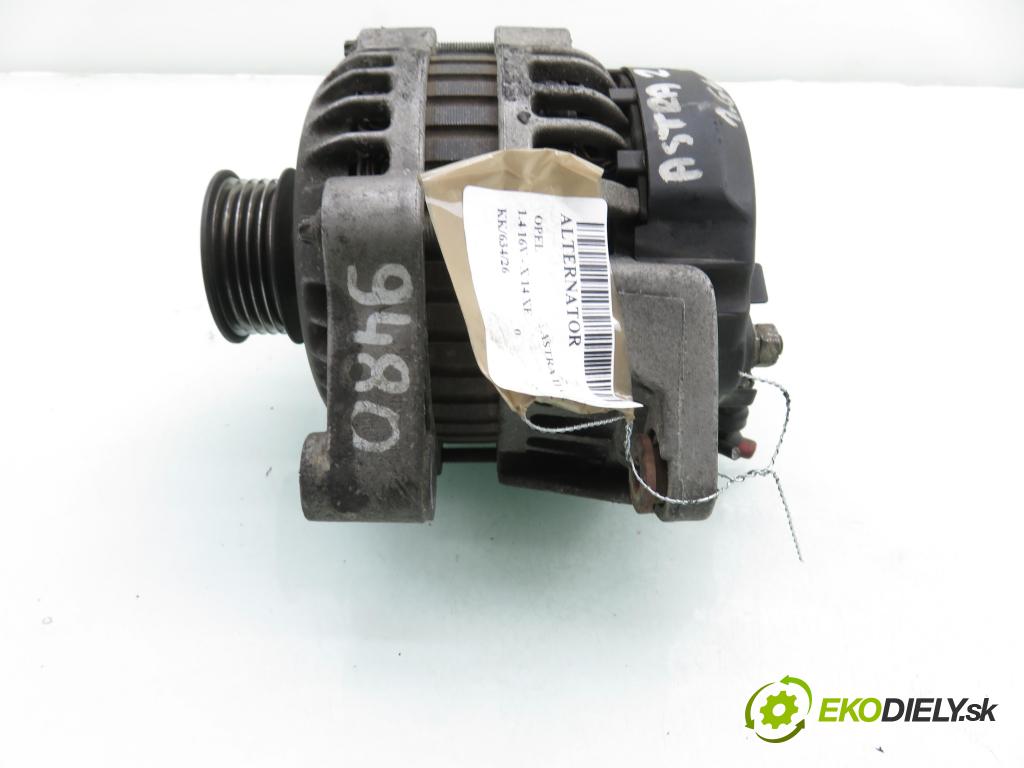 OPEL ASTRA G sedan (T98) SEDAN 1999 66,00 1.4 16V - X 14 XE 1389,00 Alternátor 0986042743 ; 93175796 (Alternátor)