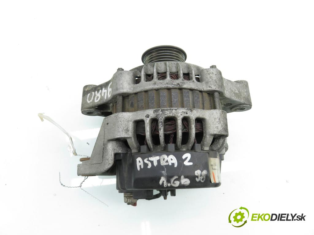 OPEL ASTRA G sedan (T98) SEDAN 1999 66,00 1.4 16V - X 14 XE 1389,00 Alternátor 0986042743 ; 93175796 (Alternátor)
