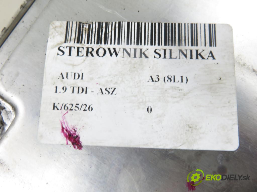 AUDI A3 (8L1) HB 2003 96,00 1.9 TDI PD 130 - ASZ 1896,00 Riadiaca jednotka Motor 038906019FT ; 0281010981