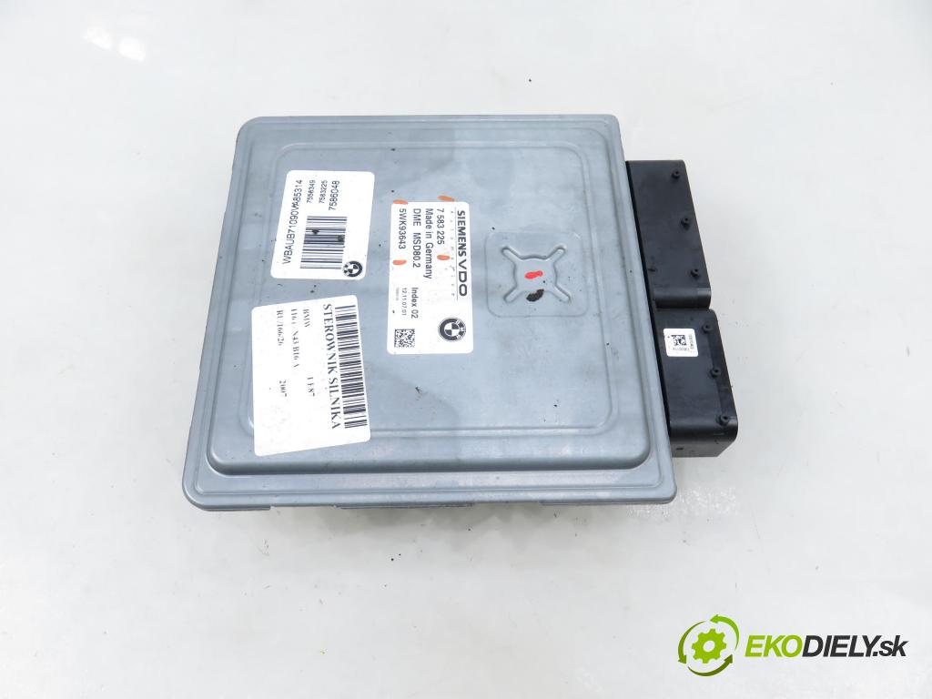 BMW 1 (E81) HB 2007 89,00 116 i 121 - N43 B16 A 1599,00 Riadiaca jednotka Motor 7583225 ; 5WK93643