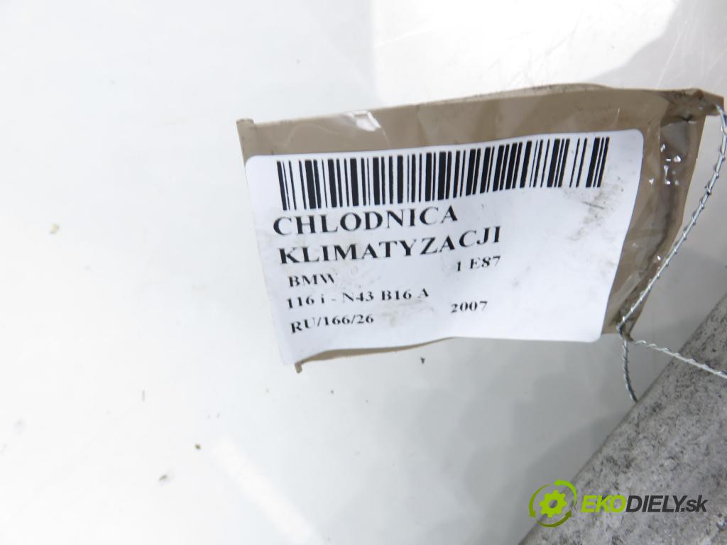 BMW 1 (E81) HB 2007 89,00 116 i 121 - N43 B16 A 1599,00 chladič klimatizácie 6930038 (Chladič klimatizácie)