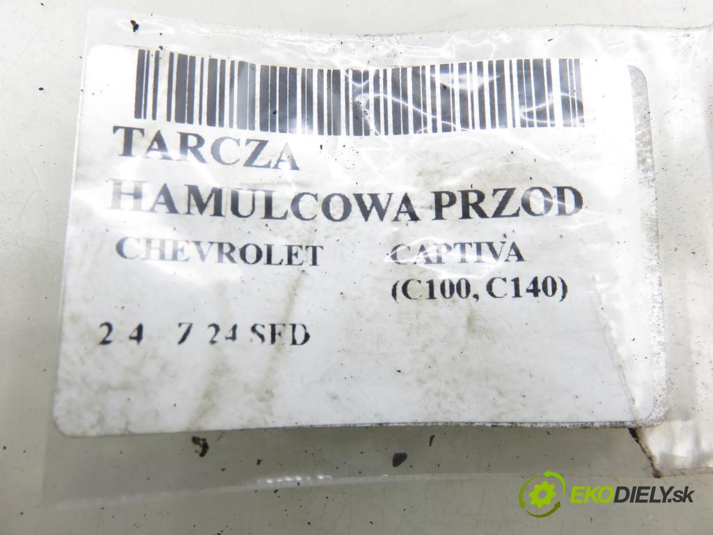CHEVROLET CAPTIVA (C100, C140) SUV 2012 137,00 2.4 186 - LE9 2384,00 Lamela kotúč brzdová predný