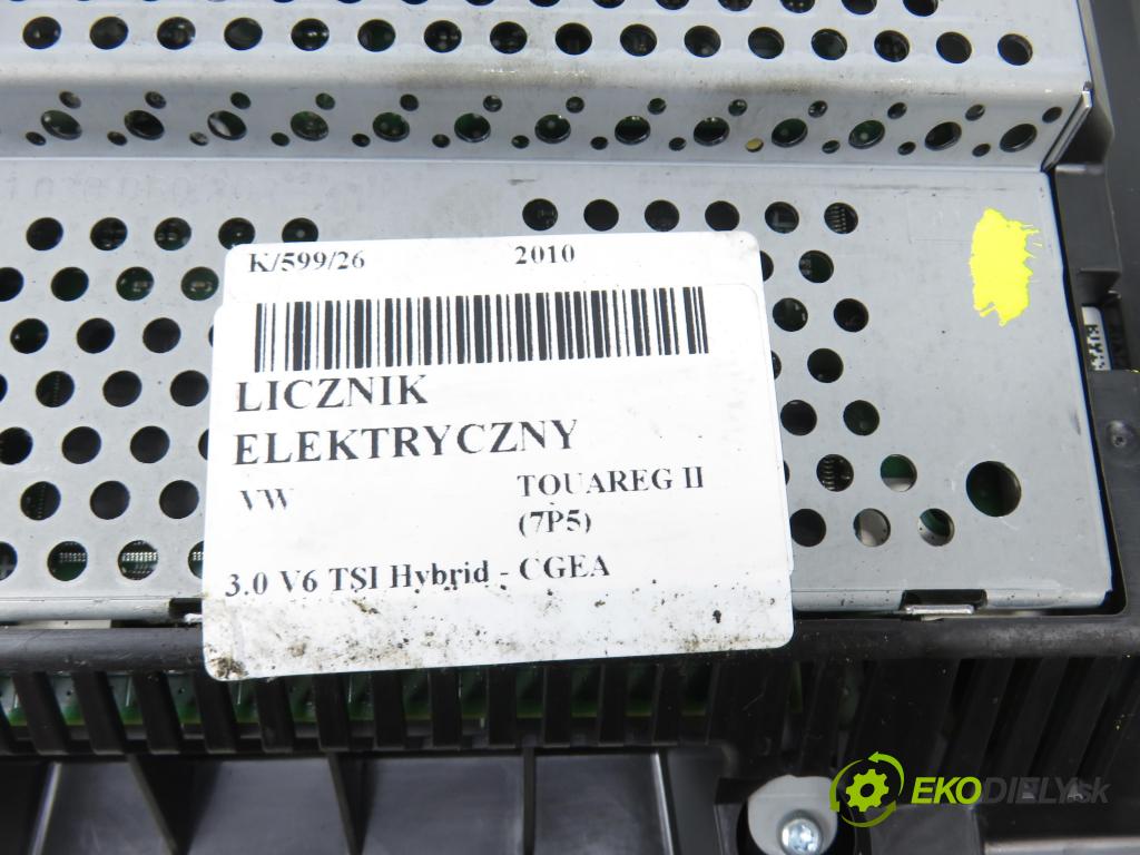 VW TOUAREG (7P5) SUV 2010 245,00 3.0 V6 TSI Hybrid - CGEA 2995,00 Prístrojovka elektrický 0263677002 ; 7P6920880B