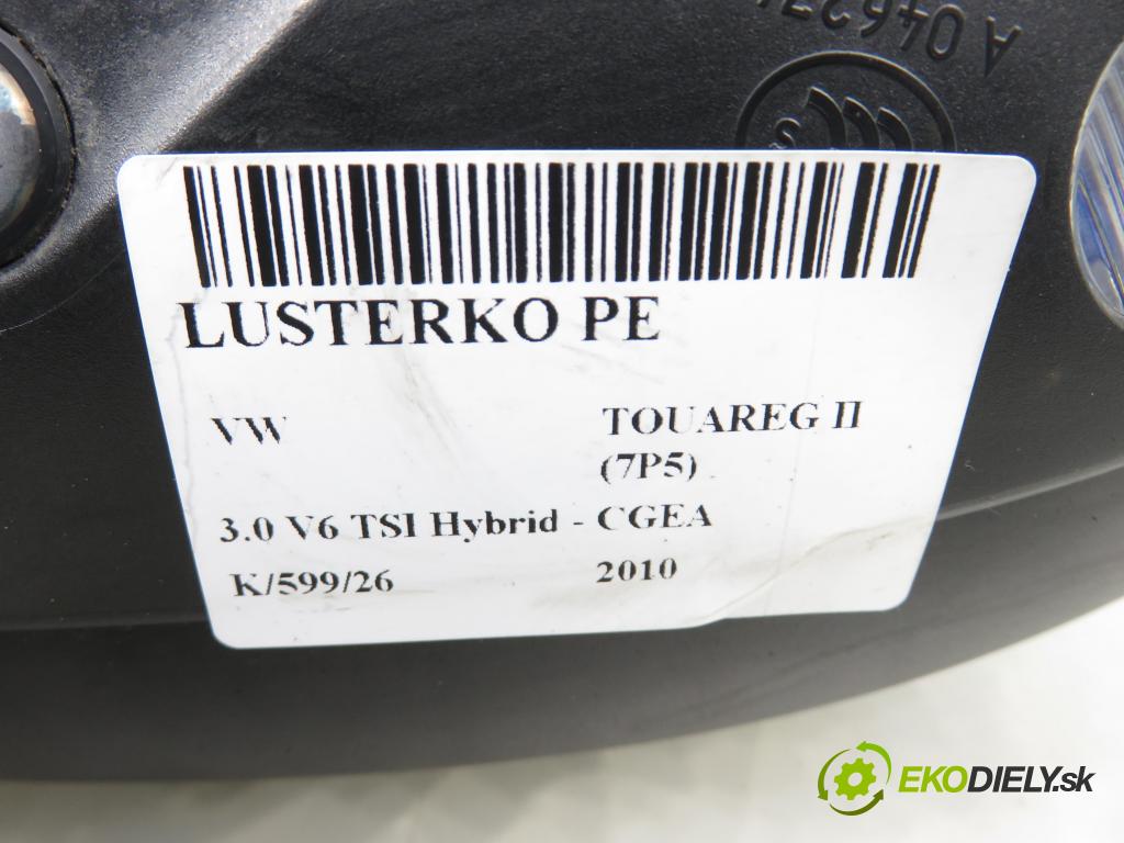 VW TOUAREG (7P5) SUV 2010 245,00 3.0 V6 TSI Hybrid - CGEA 2995,00 Spätné zrkadlo 7P6857508AC9B9