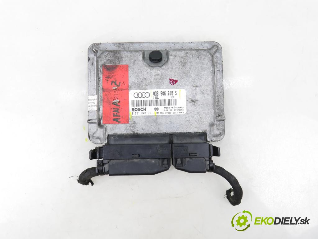 AUDI A4 (8D2, B5) SEDAN 1998 81,00 1.9 TDI 110 - AFN 1896,00 Riadiaca jednotka Motor 038906018S ; 0281001721