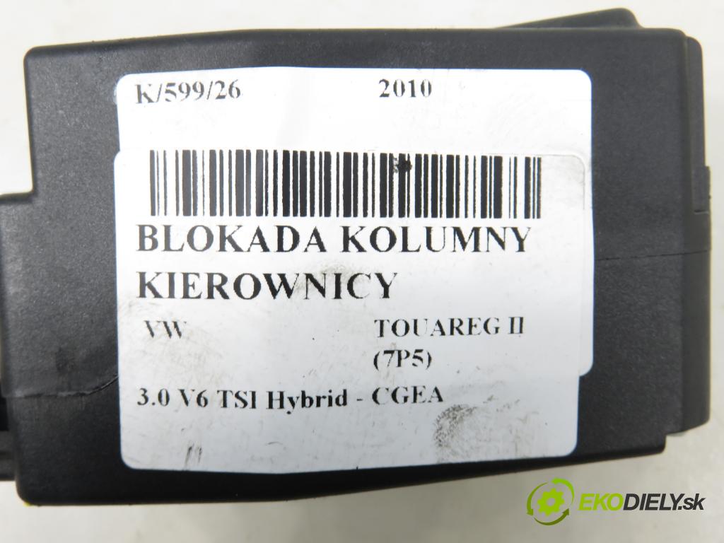VW TOUAREG (7P5) SUV 2010 245,00 3.0 V6 TSI Hybrid - CGEA 2995,00 blokáda tyče volantu 4H0905852B