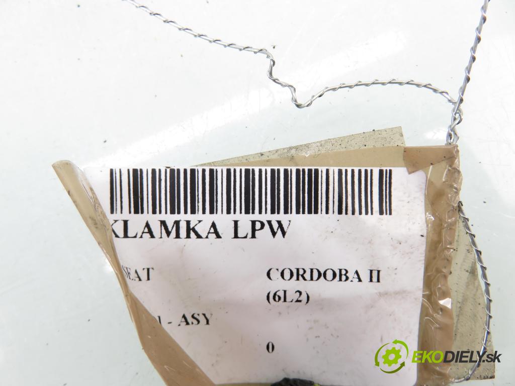 SEAT CORDOBA (6L2) SEDAN 2003 47,00 1.9 SDI - ASY 1896,00 klika LPW 6L0837113D