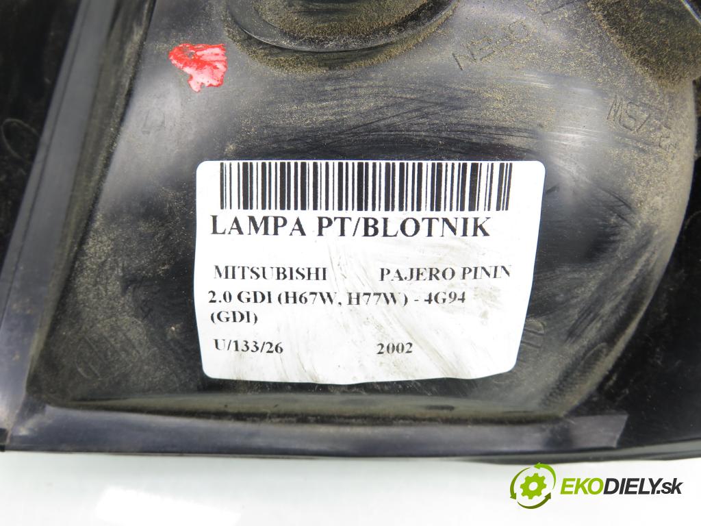 MITSUBISHI PAJERO PININ (H6_W, H7_W) SUV 2002 95,00 2.0 GDI 1999,00 Svetlo pravé zadné MR416092