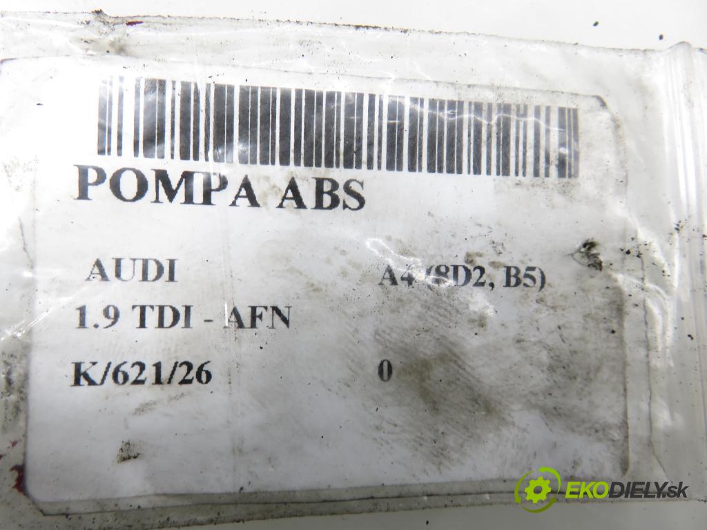 AUDI A4 (8D2, B5) SEDAN 1998 81,00 1.9 TDI 110 - AFN 1896,00 pumpa ABS 0273004282 ; 8E0614111AD ; 0265216562 (Pumpa ABS)