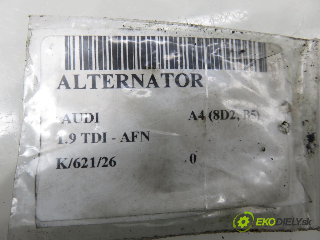 AUDI A4 (8D2, B5) SEDAN 1998 81,00 1.9 TDI 110 - AFN 1896,00 Alternátor 028903028 ; 0123515003 (Alternátor)