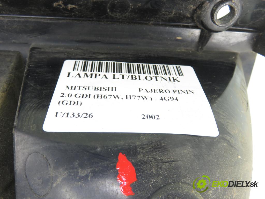 MITSUBISHI PAJERO PININ (H6_W, H7_W) SUV 2002 95,00 2.0 GDI 1999,00 Svetlo ľavé zadné MR416091
