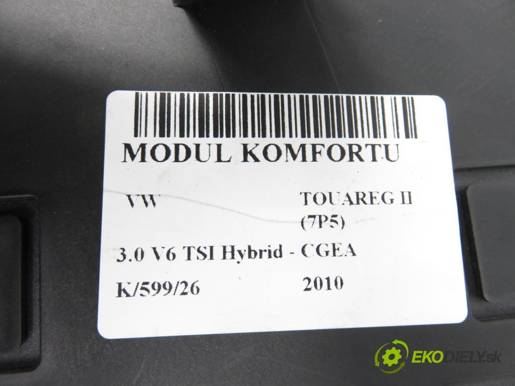 VW TOUAREG (7P5) SUV 2010 245,00 3.0 V6 TSI Hybrid - CGEA 2995,00 MODUL komfortu 4H0907064AM