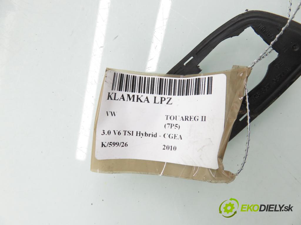 VW TOUAREG (7P5) SUV 2010 245,00 3.0 V6 TSI Hybrid - CGEA 2995,00 Kľučka LPZ