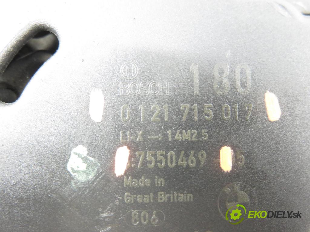 BMW 1 (E81) HB 2007 89,00 116 i 121 - N43 B16 A 1599,00 Alternátor 0121715017 ; 7550469 (Alternátor)