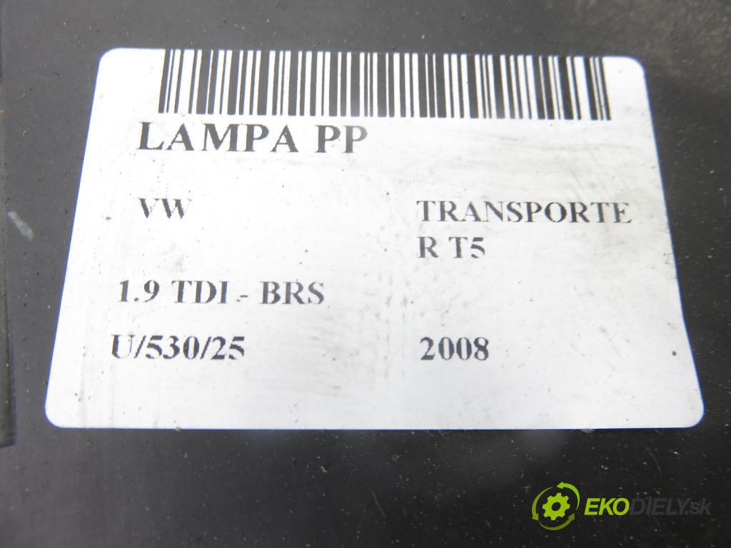 VW TRANSPORTER V Skrzynia (7HA, 7HH, 7EA, 7EH) FURGON 2008 75,00 1.9 TDI - BRS 1896,00 Svetlo PP 0301191302