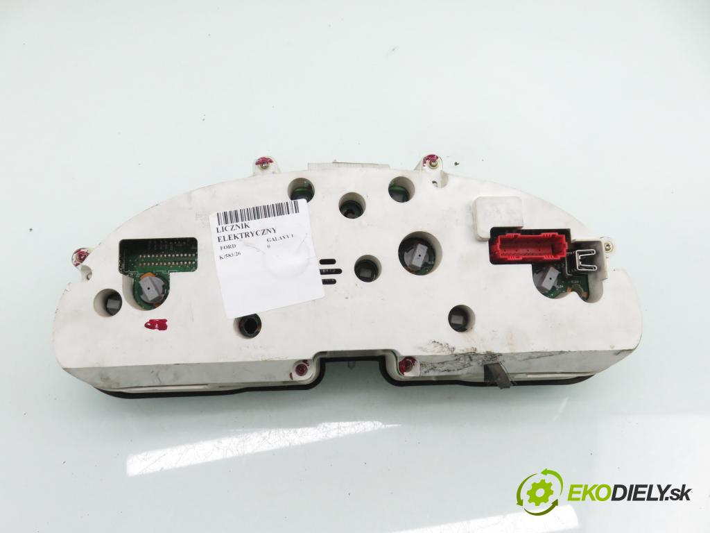 FORD GALAXY (WGR) VAN 1998 66,00 1.9 TDI 90 - 1Z 1896,00 Prístrojovka elektrický 7M0919863J ; 95VW10849DF