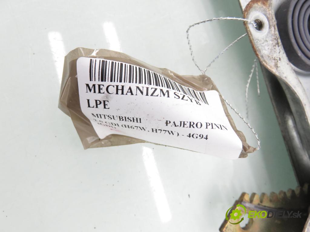 MITSUBISHI PAJERO PININ (H6_W, H7_W) SUV 2002 95,00 2.0 GDI 1999,00 Mechanizmus okien MR371761 ; 0620200402