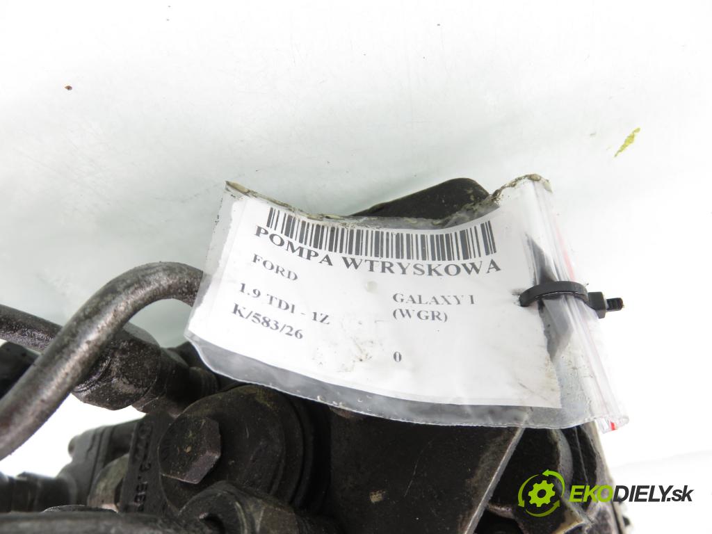 FORD GALAXY (WGR) VAN 1998 66,00 1.9 TDI 90 - 1Z 1896,00 Pumpa vstrekovacia 0460404971 ; 028130115M (Vstrekovacie čerpadlo)