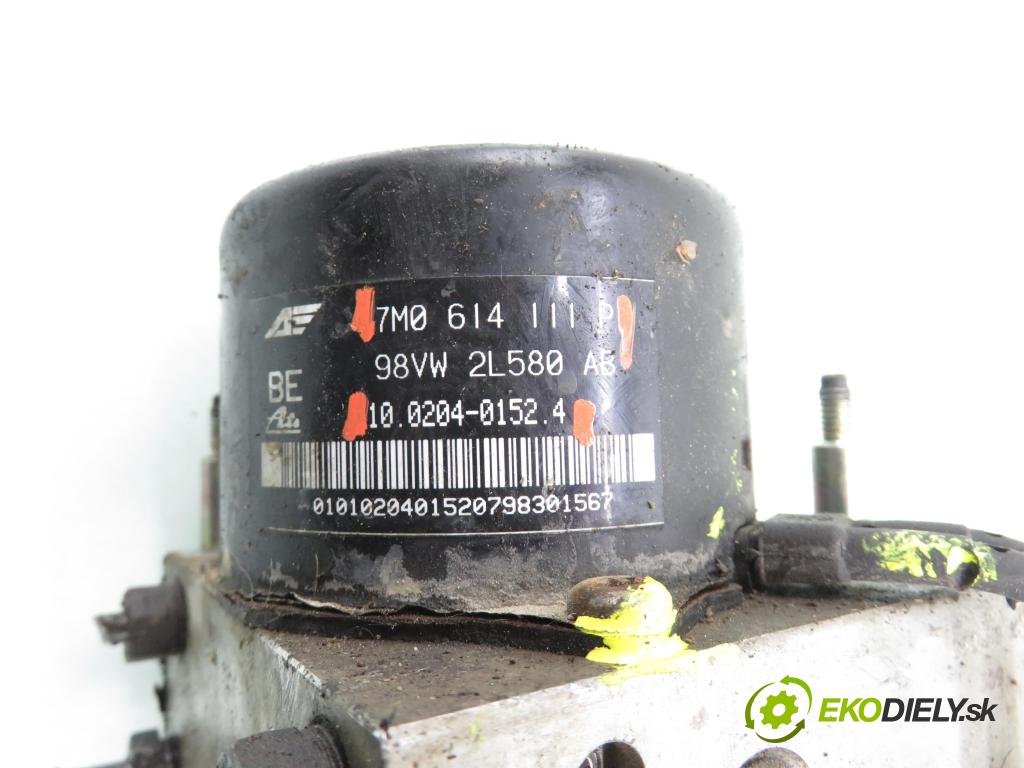 FORD GALAXY (WGR) VAN 1998 66,00 1.9 TDI 90 - 1Z 1896,00 Pumpa ABS 10094903003 ; 1J0907379D ; 7M0614111P (Pumpa ABS)