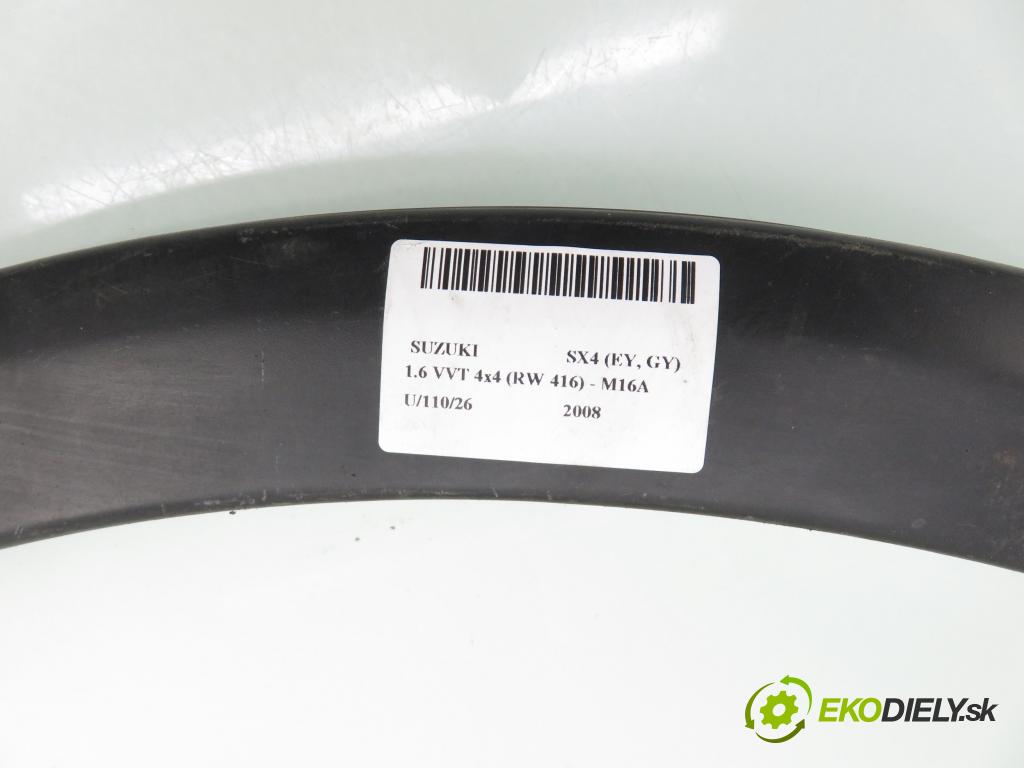 SUZUKI SX4 (EY, GY) CROSSOVER 2008 79,00 1.6 VVT 4x4 (RW 416) 107 - M16A 1586,00 Lišta blatnika LP 7722179J0