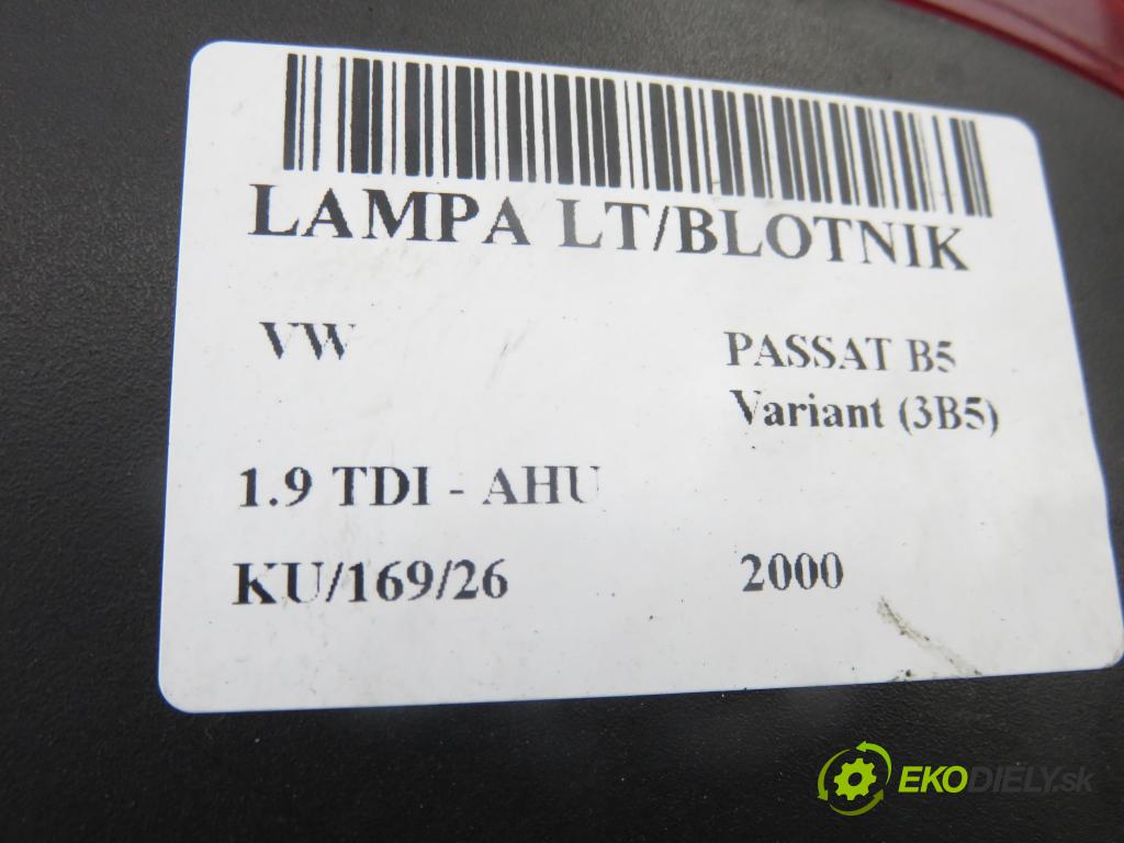 VW PASSAT B5 Variant (3B5) KOMBI 2000 66,00 1.9 TDI 90 - AHU 1896,00 světlo levé zadní 3B9945111F