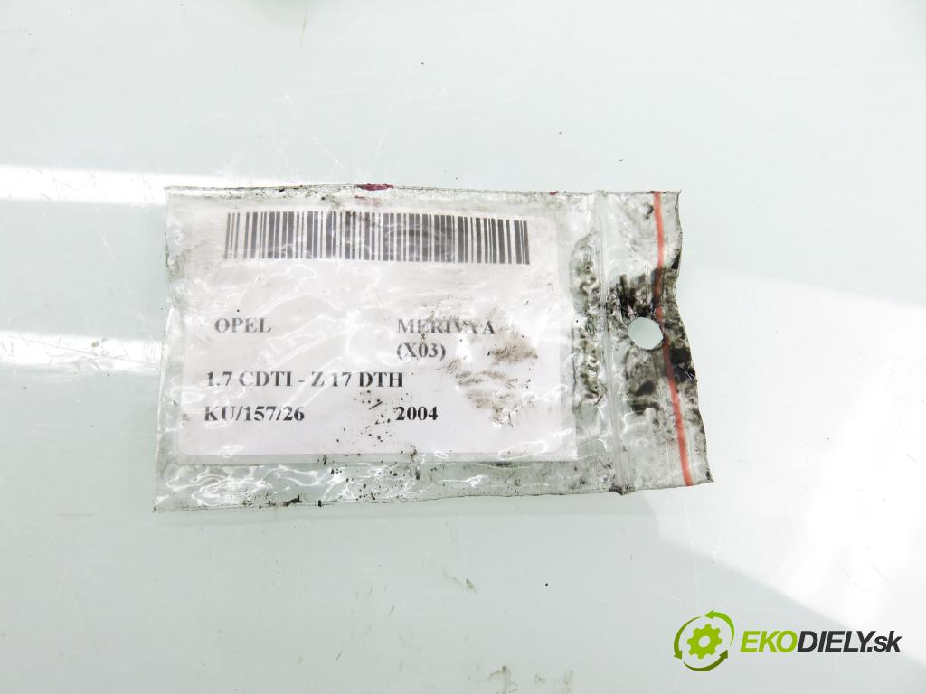 OPEL MERIVA A nadwozie wielkoprzestrzenne (MPV) (X03) HB 2004 74,00 1.7 CDTI 100 - Z 17 DTH 1686,00 vstřikovač 8973138612 (Vstřikovač paliva)