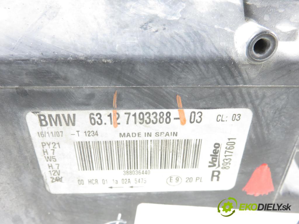 BMW 1 (E81) HB 2007 89,00 116 i 121 - N43 B16 A 1599,00 světlo PP 7193388