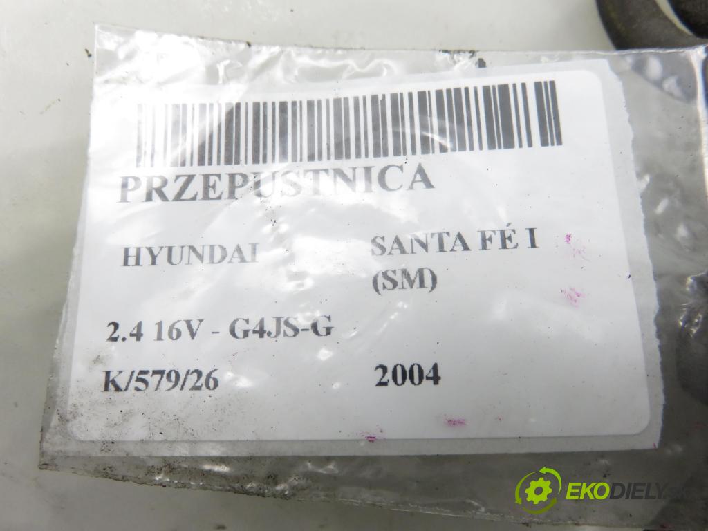 HYUNDAI SANTA FÉ I (SM) SUV 2004 107,00 2.4 16V 146 - G4JS-G 2351,00 Škrtiaca klapka 351003B620 (Škrtiaca klapka)